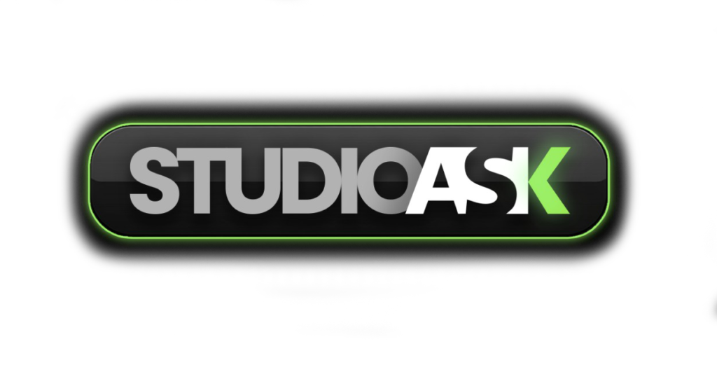 Studio ASK logo, green
