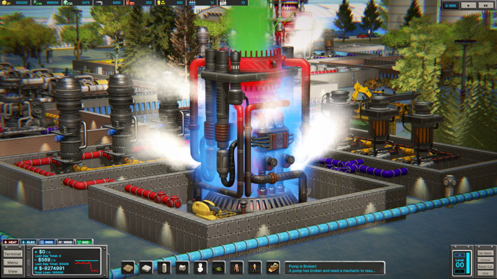 Nuclear Engineer Tycoon — turbines and generators