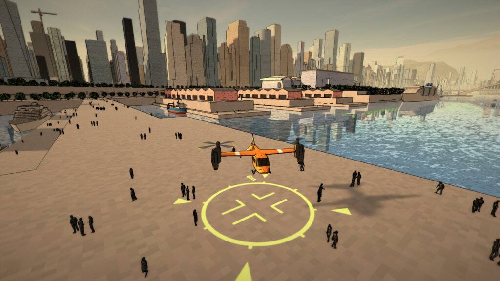Infinite Skyline — flying between skyscrapers